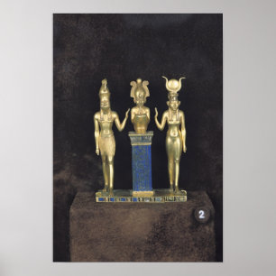 Triad van Osorkon II, in de provincie Osorkon II Poster