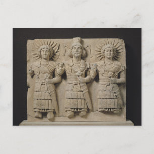 Triad van Palmyrene Gods uit de regio Palmyra Briefkaart