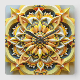 triadisch klokontwerp vierkante klok