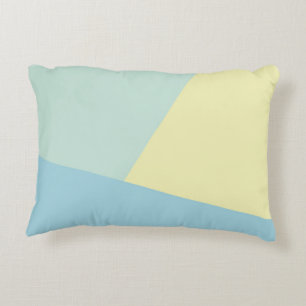 Triadische tinten - Modern Color Block Accent Pill Decoratief Kussen
