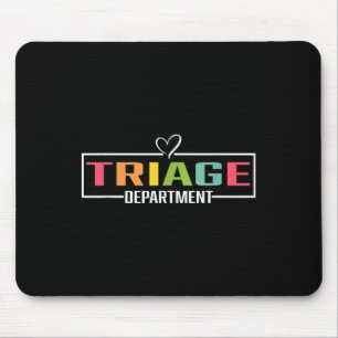 Triage Department T-shirt Medische zaken voor verp Muismat