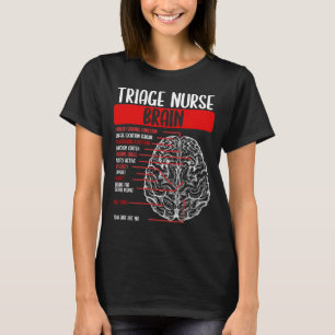 Triage Nursing Badge Reel Funny Triage Nurse T-shirt