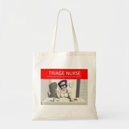 Triage-verpleegster Tote Bag (Voorkant)