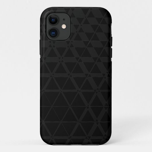 Triagonal Ebony (Charcoal) iPhone 5S Case (Achterkant)