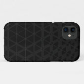 Triagonal Ebony (Charcoal) iPhone 5S Case (Achterkant (horizontaal))