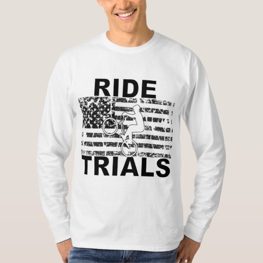 TRIALS FIETSTOCHT TRIAL FIETS T-SHIRT (Voorkant)