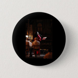 Triana Sevilla zingt op het podium Vertical Ronde Button 5,7 Cm