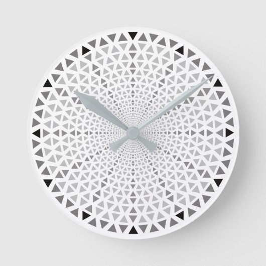 Triange - wall clock graphics ronde klok (Voorkant)