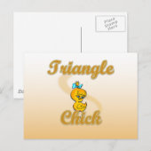 Triangle Chick Briefkaart (Voorkant / Achterkant)