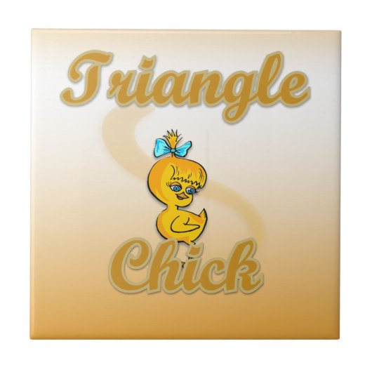 Triangle Chick Tegeltje (Voorkant)