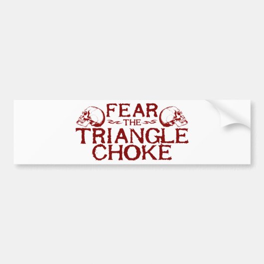 Triangle Choke Bumpersticker (Voorkant)