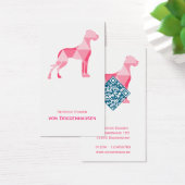 Triangle Dogge – Abstract Great Dane Visitekaartje (Bureau)