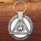 Triangle Freemason Snake Sleutelhanger (Front)