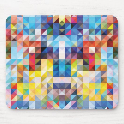 Triangle Geo Mousepad Muismat (Voorkant)