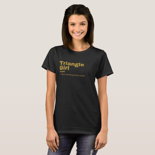 Triangle  Girl - Triangle  T-shirt (Voorkant volledig)