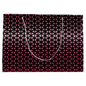 Triangle.Pattern.shade.roze.02 Black BG Groot Cadeauzakje (Achterkant)