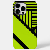 Triangle Stripes - Lime Green Case-Mate iPhone Case (Achterkant)