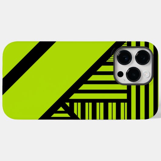 Triangle Stripes - Lime Green Case-Mate iPhone Case (Achterkant (horizontaal))