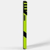 Triangle Stripes - Lime Green Case-Mate iPhone Case (Achterkant / Rechts)