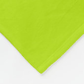 Triangle Stripes - Lime Green Fleece Deken (Hoek)