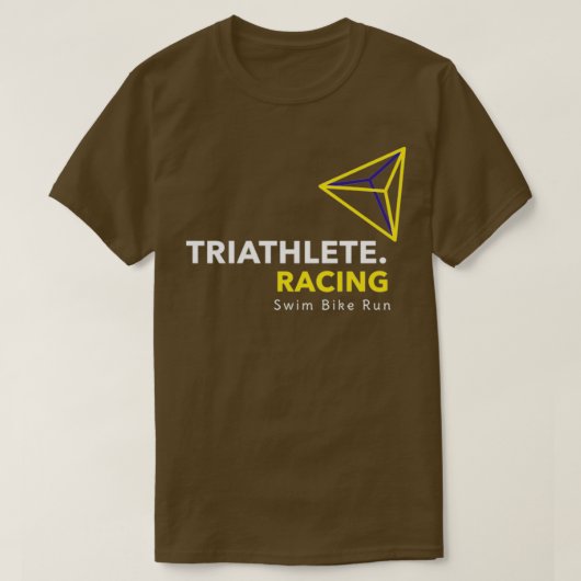 Triangle Triathlon Logo T-shirt (Design voorkant)