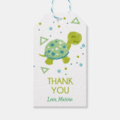Triangle Turtle Gift Tsag Cadeaulabel (Voorkant)