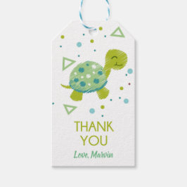 Triangle Turtle Gift Tsag Cadeaulabel