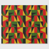 Triangles Black History Cadeaupapier (Vlak)