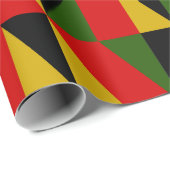 Triangles Black History Cadeaupapier (Rol Hoek)