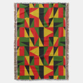 Triangles Black History Deken (Voorkant Verticaal)