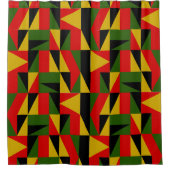 Triangles Black History Douchegordijn (Voorkant)