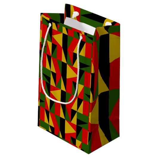 Triangles Black History Klein Cadeauzakje (Achterkant Gekanteld)