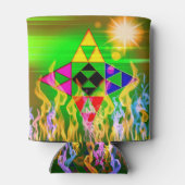 TRIANGLES GALORE - BLIKHOUDER - KINDER BLIKJESKOELER (Achterkant)