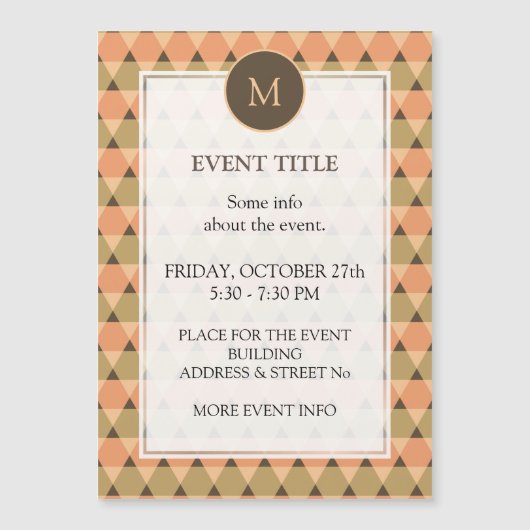 Triangles Pattern (Voorkant)