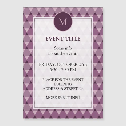 Triangles Pattern (Voorkant)