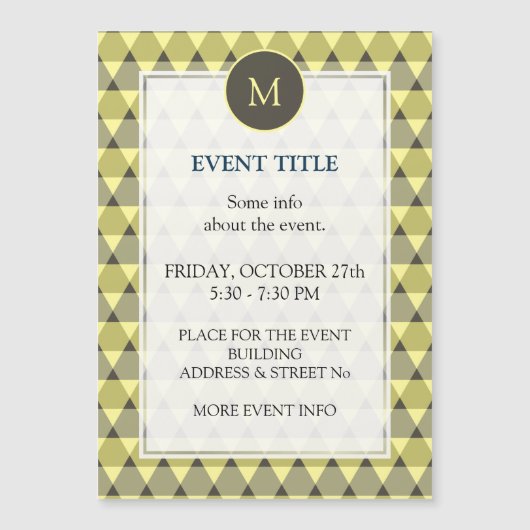 Triangles Pattern (Voorkant)