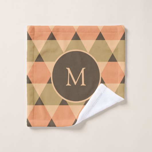 Triangles Pattern Bad Handdoek (Wasdoekje)