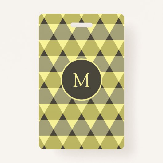 Triangles Pattern Badge (Voorkant)