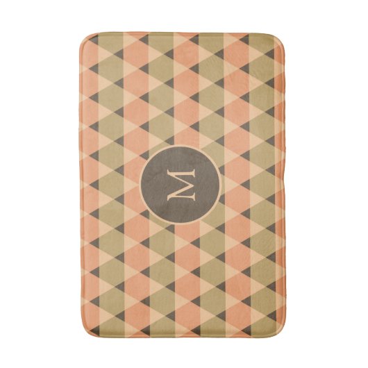 Triangles Pattern Badmat (Voorkant Verticaal)