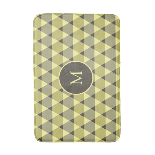 Triangles Pattern Badmat (Voorkant Verticaal)