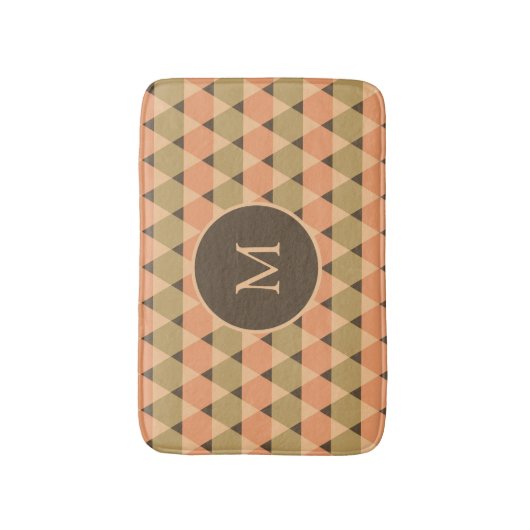Triangles Pattern Badmat (Voorkant Verticaal)