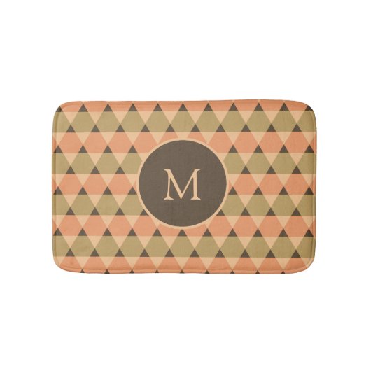Triangles Pattern Badmat (Voorkant)