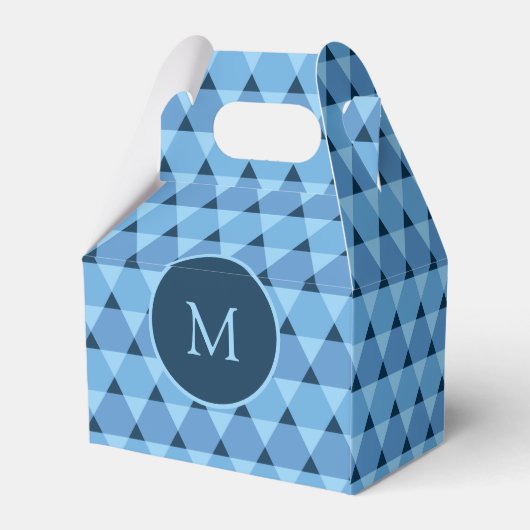 Triangles Pattern Bedankdoosjes (Achterkant)