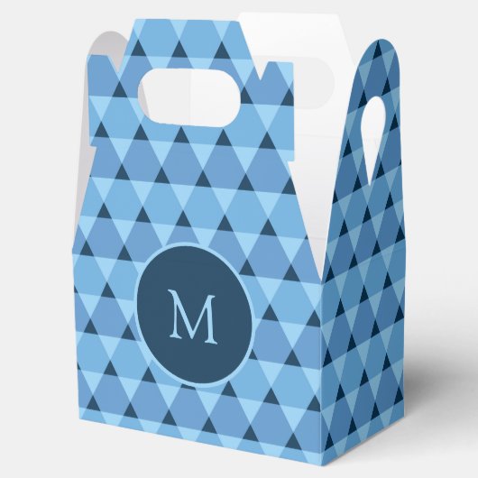 Triangles Pattern Bedankdoosjes (Geopend)