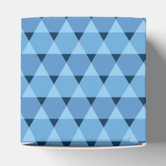 Triangles Pattern Bedankdoosjes (Bovenkant)