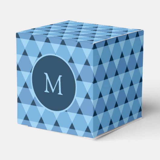 Triangles Pattern Bedankdoosjes (Achterkant)