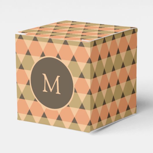 Triangles Pattern Bedankdoosjes (Voorkant Zijde)