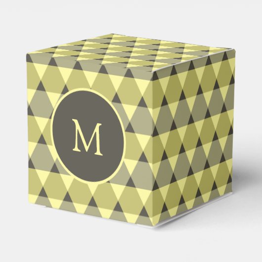 Triangles Pattern Bedankdoosjes (Achterkant)