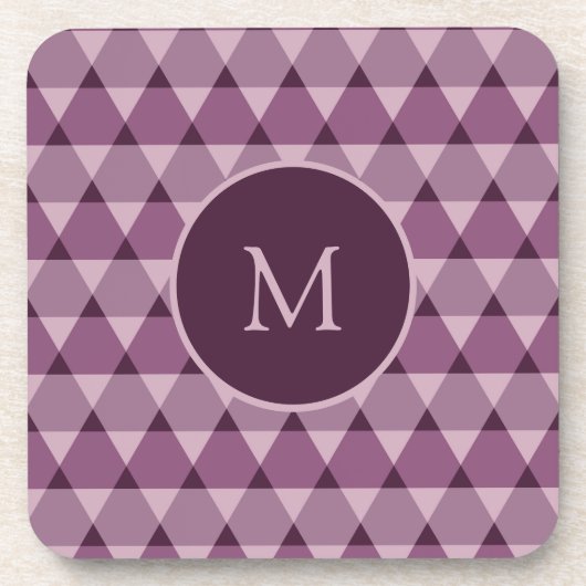 Triangles Pattern Bier Onderzetter (Voorkant)