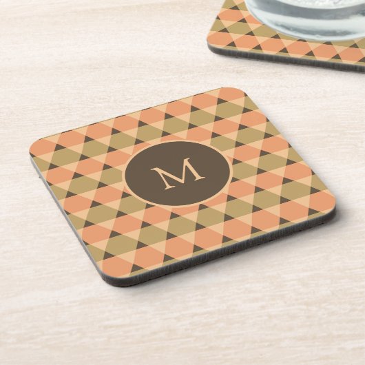 Triangles Pattern Bier Onderzetter (Linkerzijde)